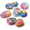 Shimmer ’n Sparkle Metallic Mania Rock Art DIY Painting Rock Craft Kit for ages 6 and Up