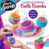 Shimmer ‘n Sparkle Rainbow Popping Bath Bombs -DIY Bath Bomb Making Kit