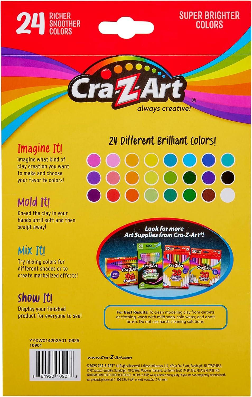 image:imageCRAZArt Modeling Clay 175 oz 24 Count 10901175 Ounce Pack of 1