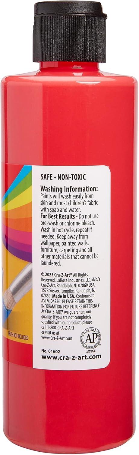 image:imageCraZArt Pastels Washable Tempera Paint For Kids Bulk Pack 10ct Assorted Soft Pastel Colors Tempera Paint Set 8oz each bottle Back To School Teachers SuppliesSoft Pastel