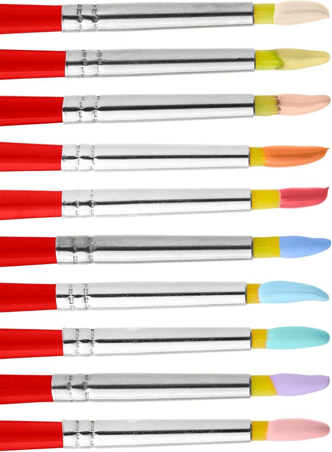 image:imageCraZArt Pastels Washable Tempera Paint For Kids Bulk Pack 10ct Assorted Soft Pastel Colors Tempera Paint Set 8oz each bottle Back To School Teachers SuppliesSoft Pastel