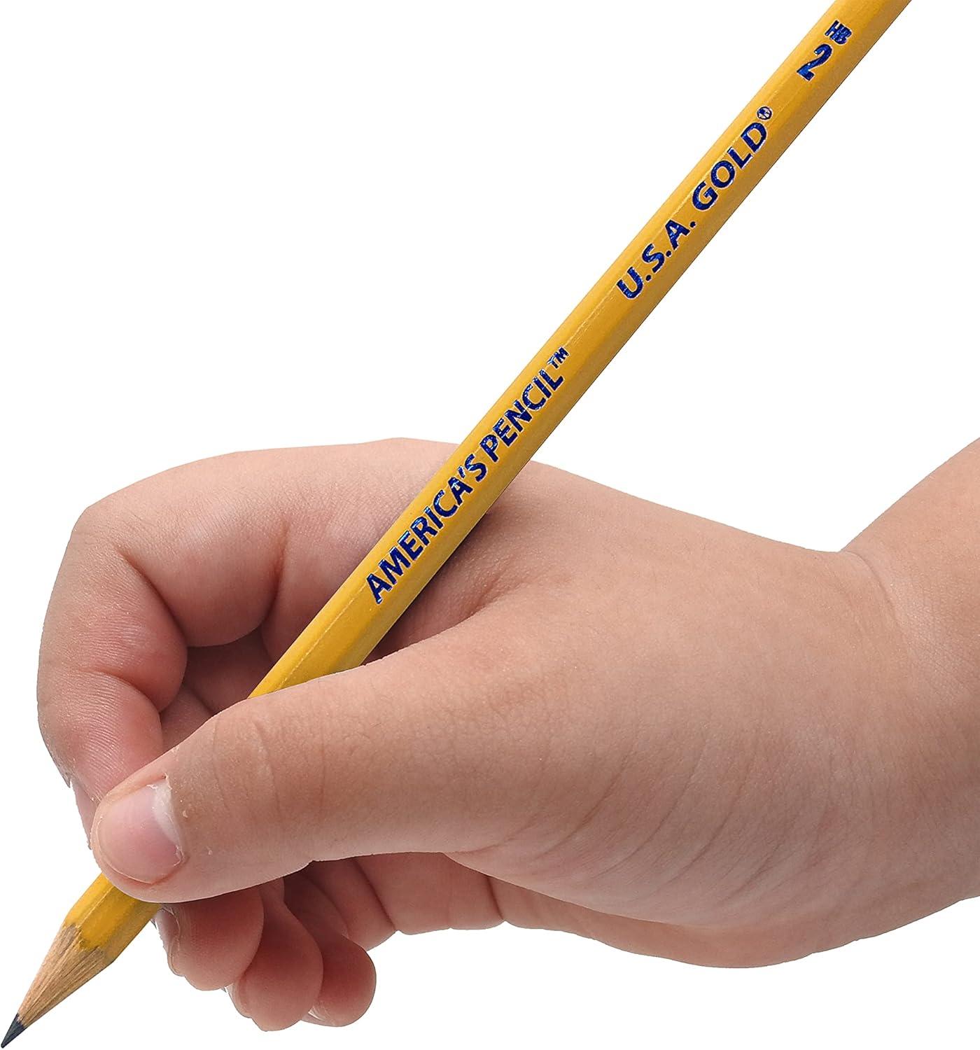 image:imageUSA Gold Presharpened American Wood Cased 2 HB Yellow Pencils 96 Pack