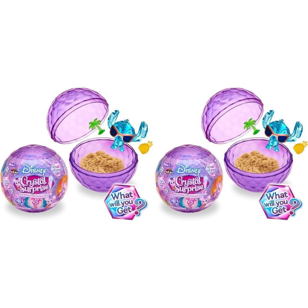 image:imageDisney Crystal Surprise Series 1 Mini Collectible Crystal Figures with Activity Compound Collectible Blind Bag Inspired Figures Kids Toys for Ages 3 and Up by CRAZArt15 inches Pack of 2