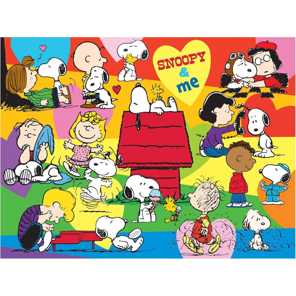 image:imageRoseArt  Peanuts  Peanuts Vibes  300 Piece Jigsaw Puzzle for AdultsSnoopy and Me