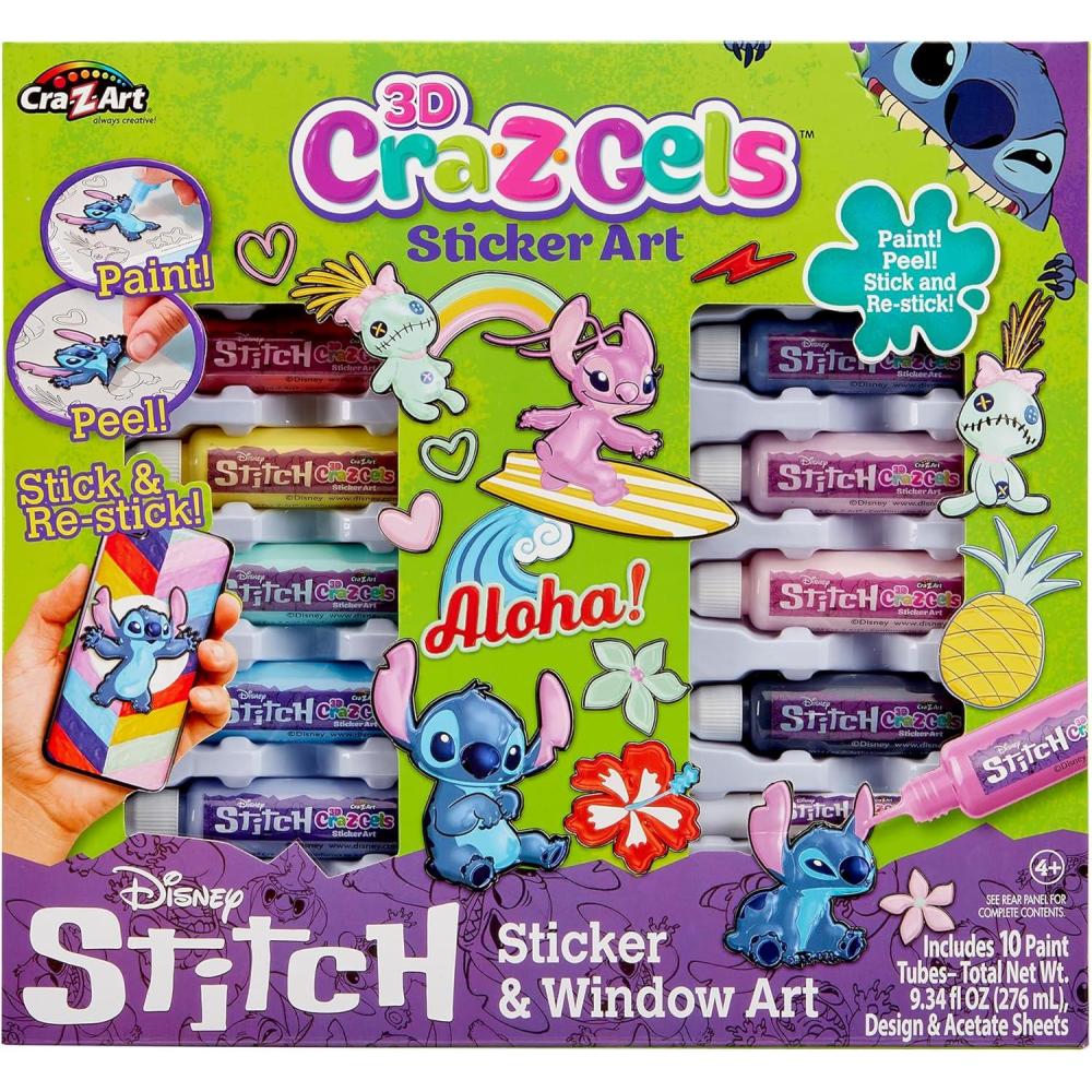 image:imageStitch CRAZGels 3D Deluxe DIY Sticker Maker Set Great for Boys and Girls Ages 6 and Up
