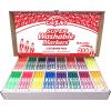 CRA-Z-Art Super Washable Broadline Markers Bulk Class Pack 200ct 8 Assorted Colors, 25 Broadline Markers in Each Color(256 ct 16 assorted colors)