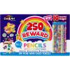Cra-Z-Art Classroom Reward Pencils – 250 Count – 10 Unique Designs – Pre-Sharpened – Teacher Reward, Super Student, Be Kind, Think Positive & More