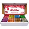 Cra-Z-Art Crayon Bulk Class Pack 800ct 16 Assorted Colors Back To School Supply List Essential, Bulk Pack for School Supply Rooms and In Class For Teachers(800 ct 8 assorted colors)