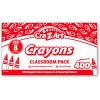 Cra-Z-Art Crayon Bulk Class Pack 800ct 16 Assorted Colors Back To School Supply List Essential, Bulk Pack for School Supply Rooms and In Class For Teachers(400 ct 8 assorted colors)