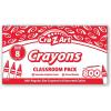 Cra-Z-Art Crayon Bulk Class Pack 800ct 16 Assorted Colors Back To School Supply List Essential, Bulk Pack for School Supply Rooms and In Class For Teachers(800 ct 8 assorted colors)