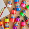 Cra-Z-Art Pastels Washable Tempera Paint For Kids Bulk Pack 10ct, Assorted Soft Pastel Colors Tempera Paint Set 8oz each bottle, Back To School Teachers Supplies(Fluorescent)