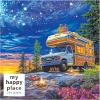 RoseArt – My Happy Place – 750 Piece Jigsaw Puzzle for Adults(Camper Night)