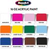 RoseArt acrylic Paint Set – Set of 12 Vibrant Colors in 16oz Bottles
