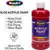 RoseArt acrylic Paint Set – Set of 12 Vibrant Colors in 16oz Bottles