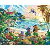CRA-Z-Art Disney Dreams Collection Deluxe Paint by Number Thomas Kinkade Lilo & Stitch(Lilo & Stitch)
