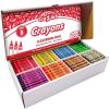 Cra-Z-Art Crayon Bulk Class Pack 800ct 16 Assorted Colors Back To School Supply List Essential, Bulk Pack for School Supply Rooms and In Class For Teachers(800 ct 8 assorted colors)
