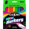 Cra-Z-Art Neon Broadline Markers, 8 Count (10112)