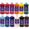 RoseArt acrylic Paint Set – Set of 12 Vibrant Colors in 16oz Bottles