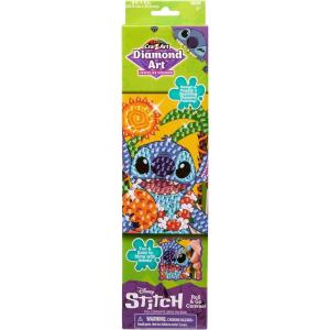 CRA-Z-Art Disney Stitch Chunky Gem by Number Kit 8″ x 8″ Canvas, DIY Diamond Art Jewel by Number Art, Creative Gem Craft, Great Gift for Birthdays for Girls and Boys Ages 6 and Up