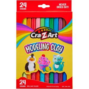 CRA-Z-Art Modeling Clay, 17.5 oz, 24 Count (10901)(17.5 Ounce (Pack of 1))