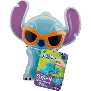 CRA-Z-Slimy Stitch Slime Toy- Glossy, Stretchy, Super Soft, Smooth Blue Stitch Slime with Stitch Shaped Confetti Mix-Ins for Boys and Girls, Lilo and Stitch Kids Toy Gift(Cool Stitch)