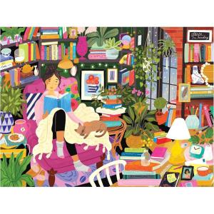 RoseArt – My Happy Place – 750 Piece Jigsaw Puzzle for Adults(Reading Nook)