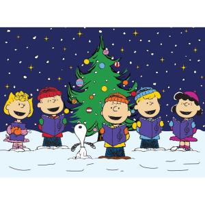 RoseArt – Peanuts – Christmas Caroling – 100 Piece Jigsaw Puzzle for Kids and Adults