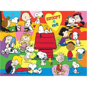 RoseArt – Peanuts – Peanuts Vibes – 300 Piece Jigsaw Puzzle for Adults(Snoopy and Me)