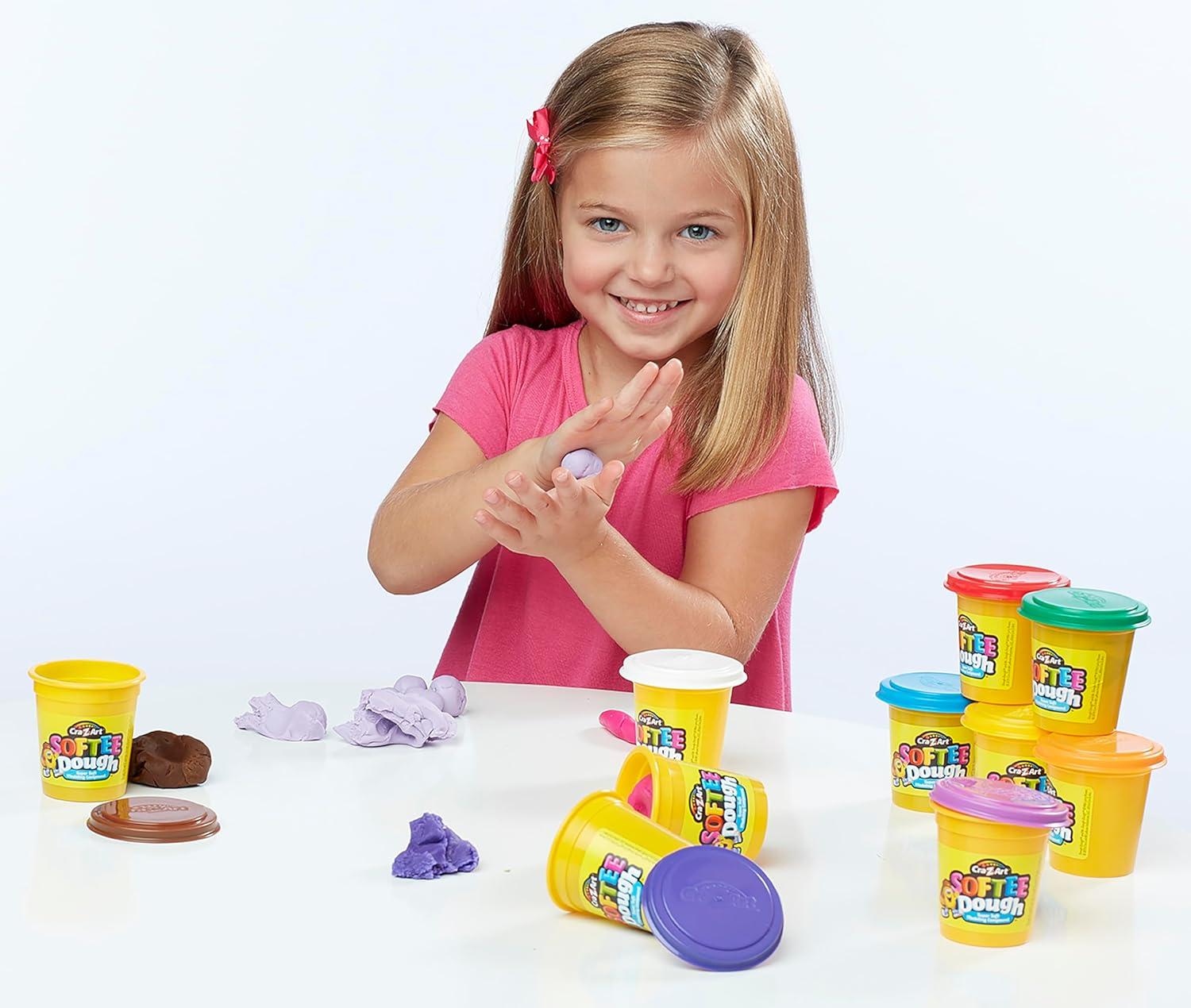 image:imageCRAZArt Softee Dough Bulk 10 Pack of Modeling Compound Super Pack of Softee Dough Ages 2 and Up