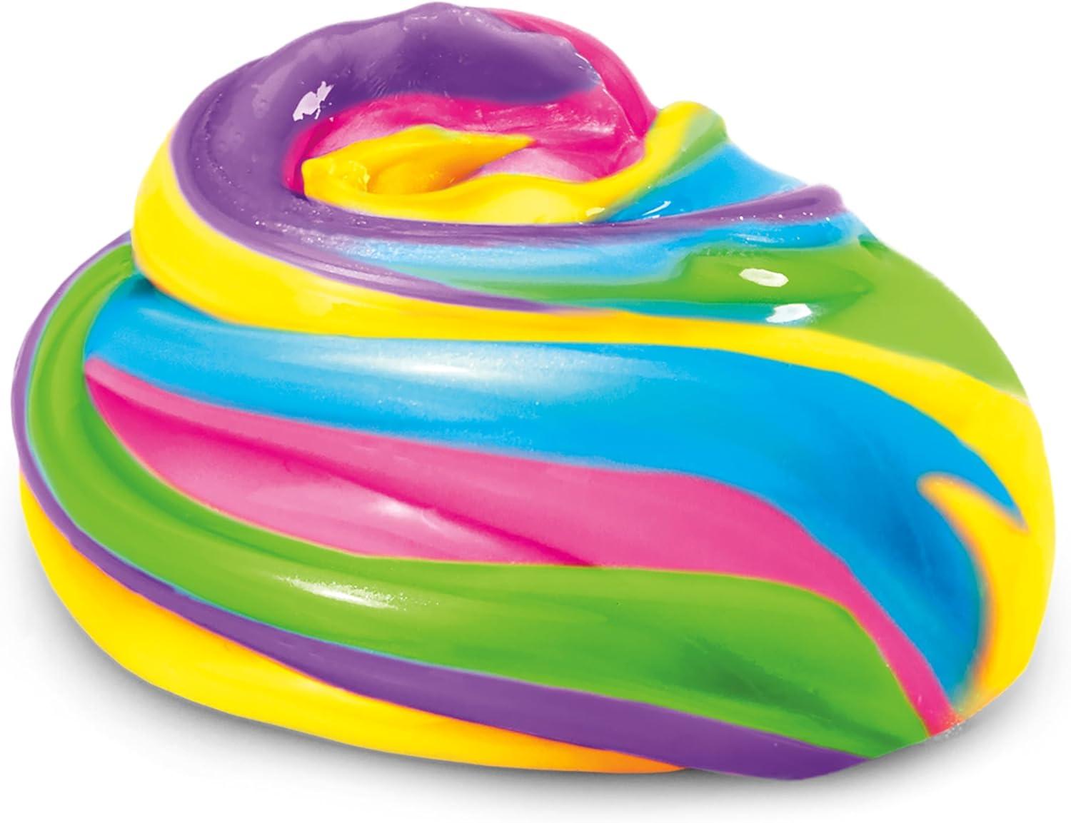 image:imageCRAZSlimy Bucket Tricolor Rainbow 48 OZ