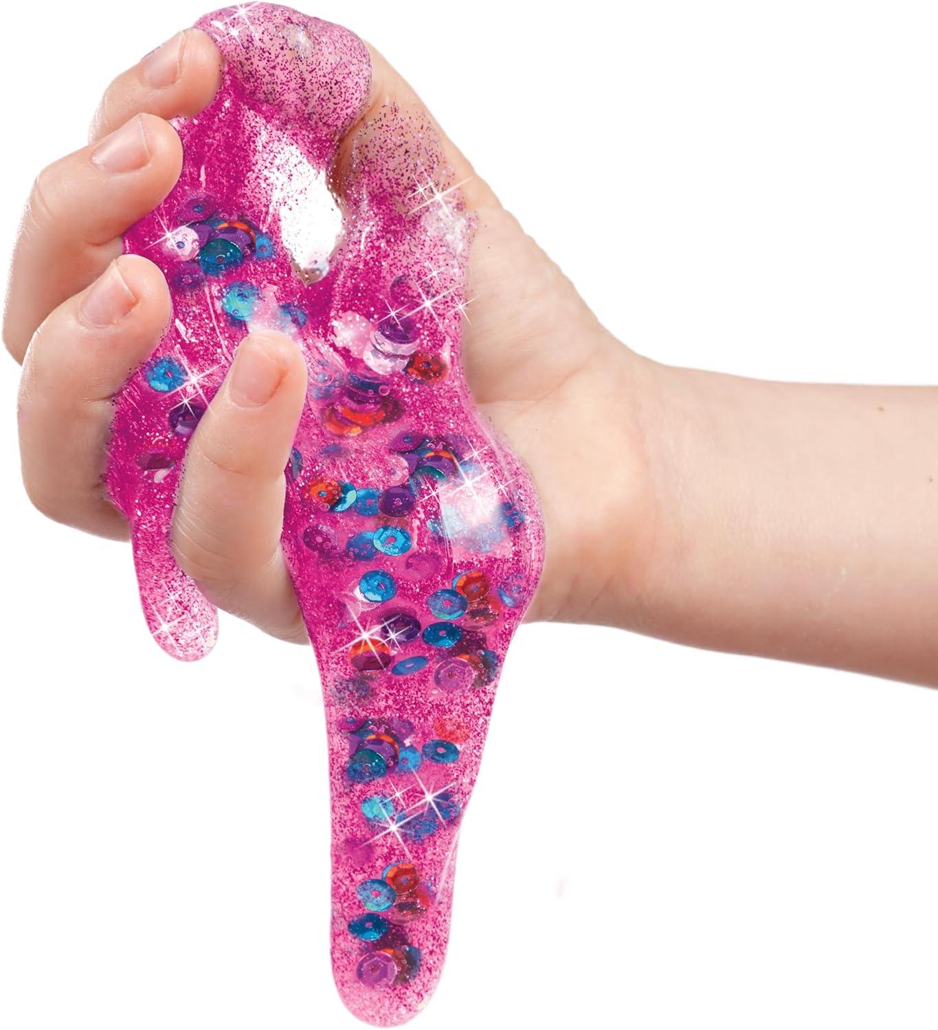 image:imageCRAZSlimy Slimy Blendz Premade Slime Set 12 Rainbow Slime Cans with Foam Beads Sequins amp Clear Beads Sensory Mixing Kit for Kids Ages 6