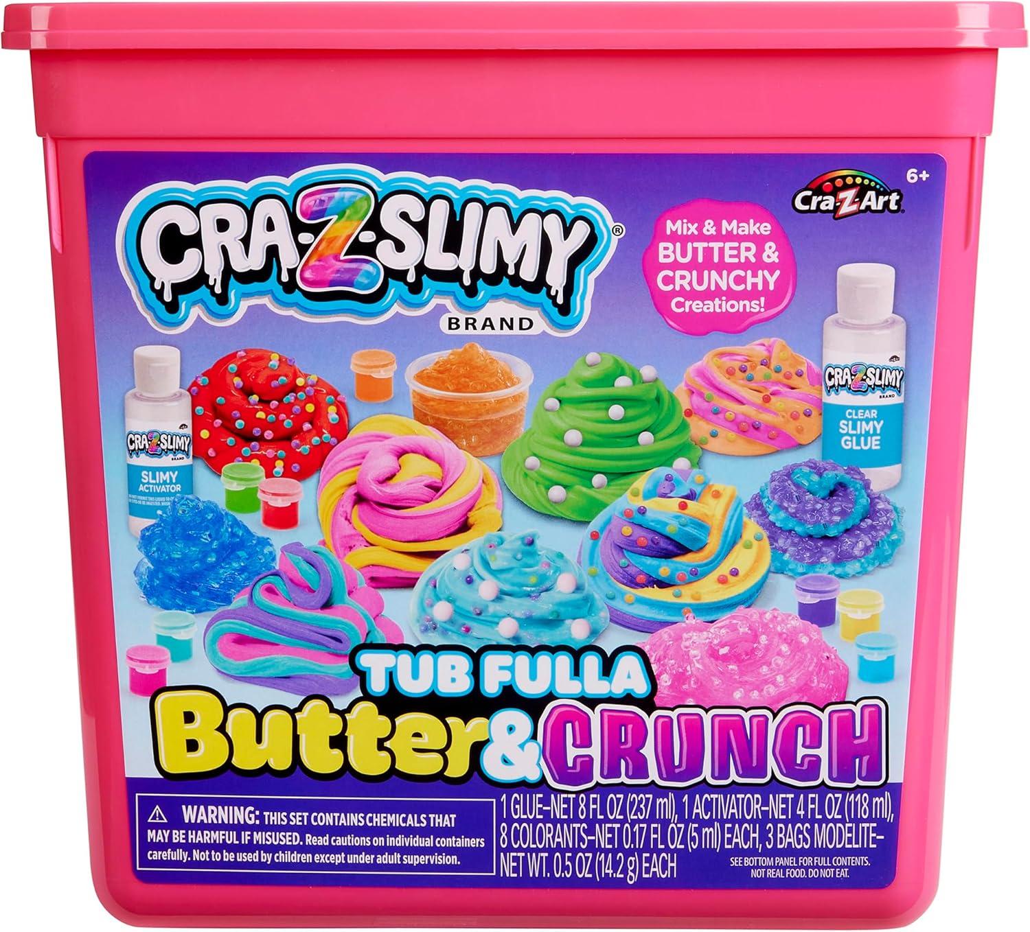 image:imageCRAZSlimy Tub Fulla Butter amp Crunch DIY Slime Kit Mix and Make Your Own Butter and Crunchy Slime