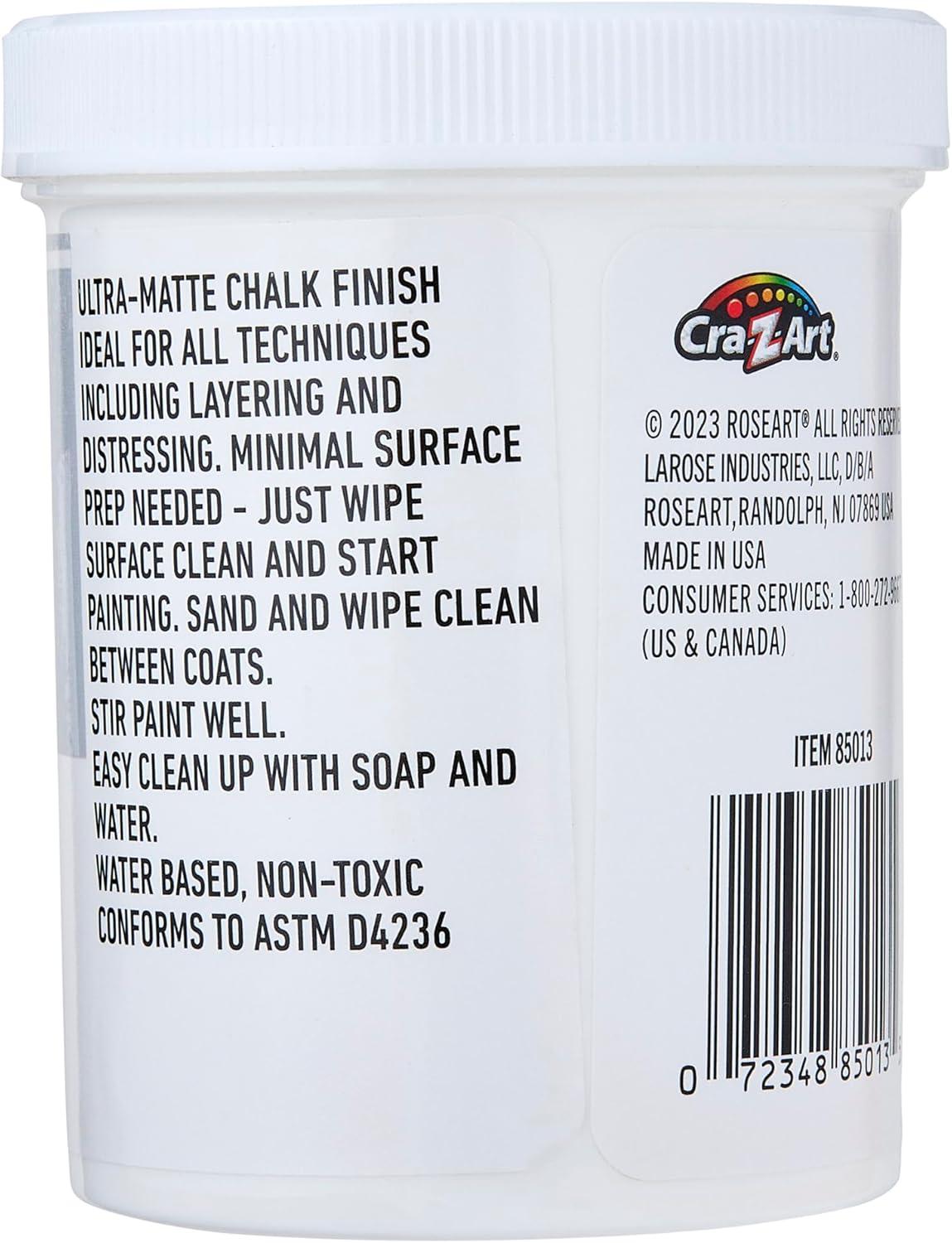 image:imageCharming Chalk AllInOne Furniture amp Dcor Paint  8oz Cottage White Ultra Matte Chalk Finish Paint Ideal For All Techniques Including Distressing No Prep Needed Made In USAParisian Grey