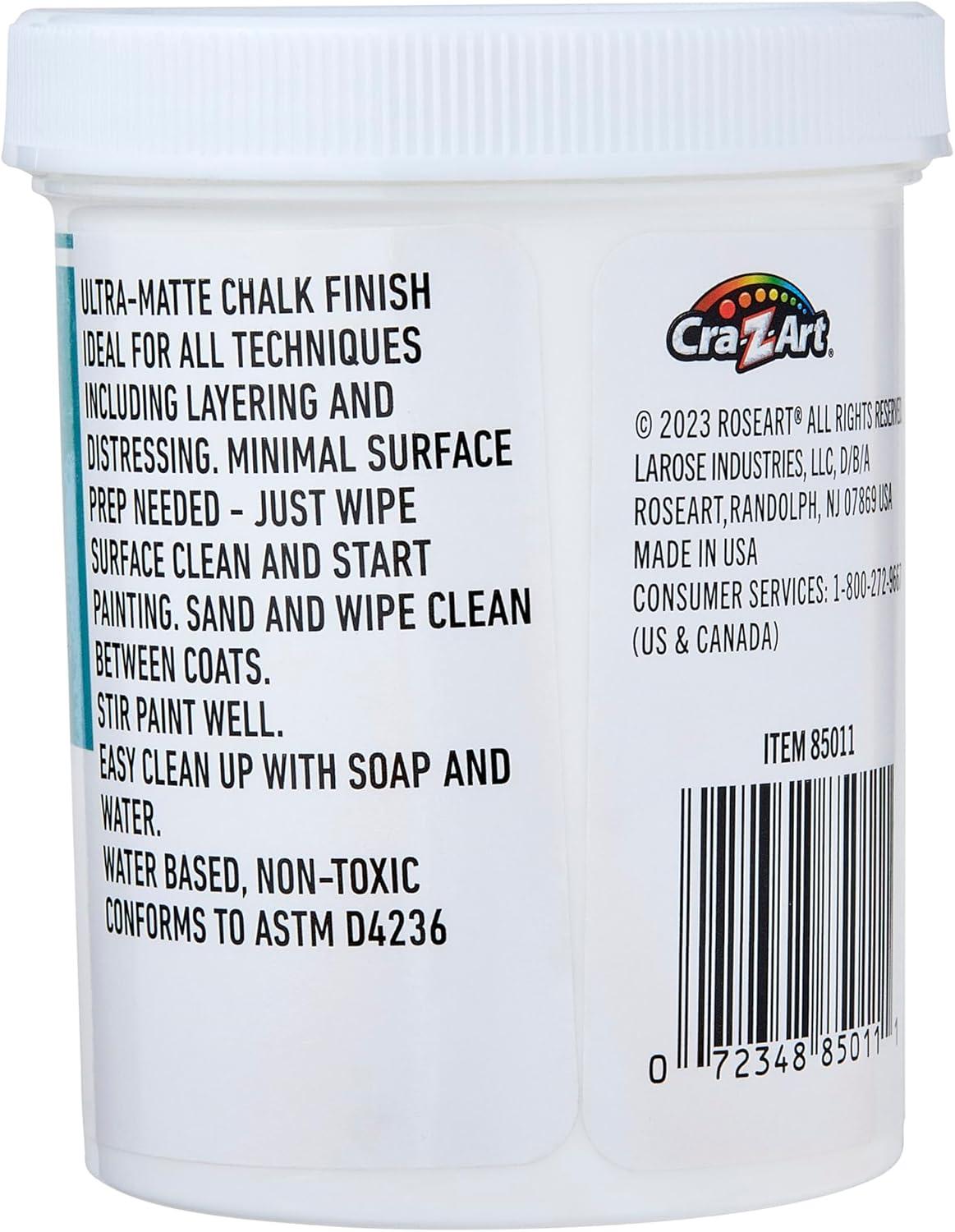 image:imageCharming Chalk AllInOne Furniture amp Dcor Paint  8oz Cottage White Ultra Matte Chalk Finish Paint Ideal For All Techniques Including Distressing No Prep Needed Made In USACascade Blue