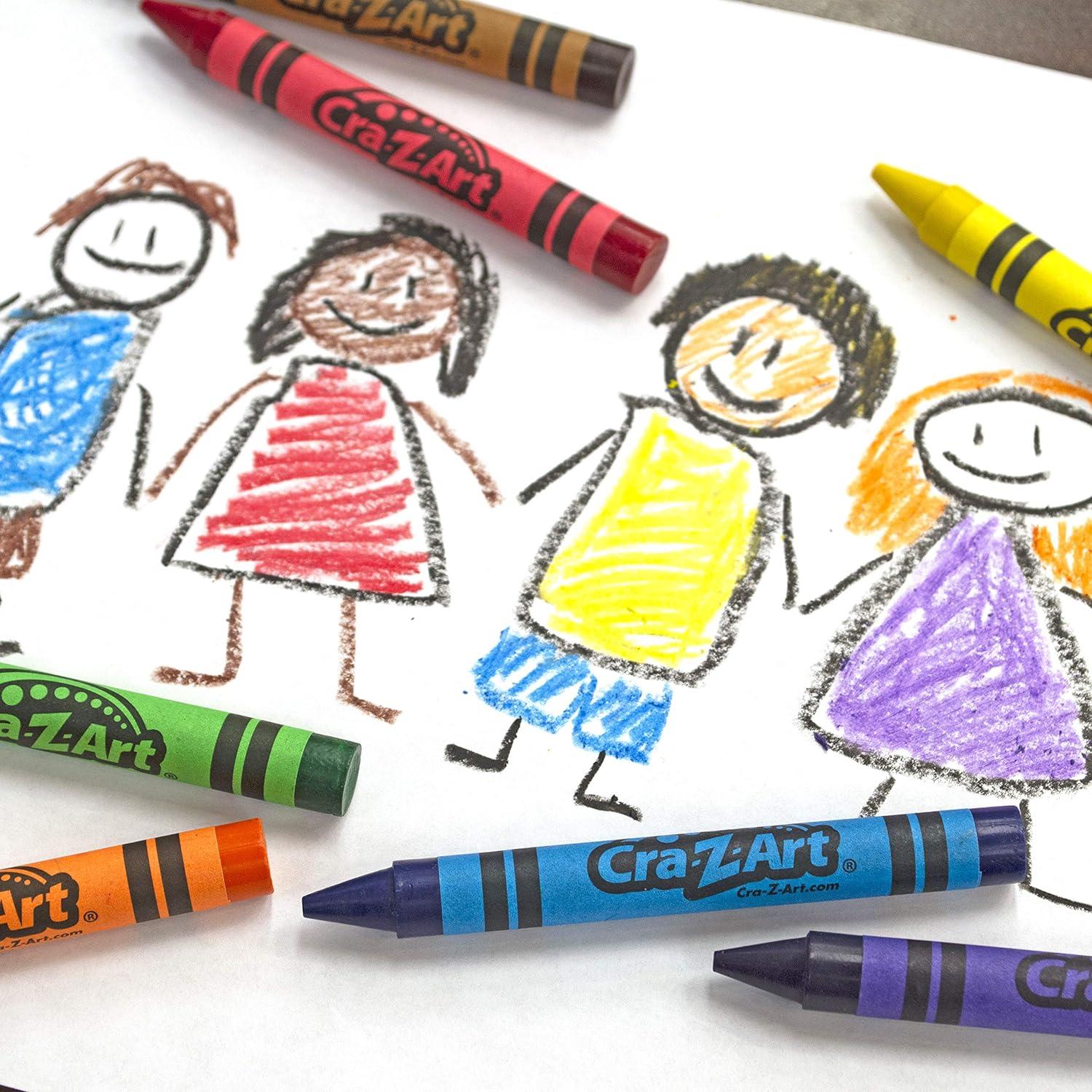 image:imageCraZArt Classic Bundle Crayons Markers and Colored Pencil 46 Piece School Supply Arts amp Crafts Bundle
