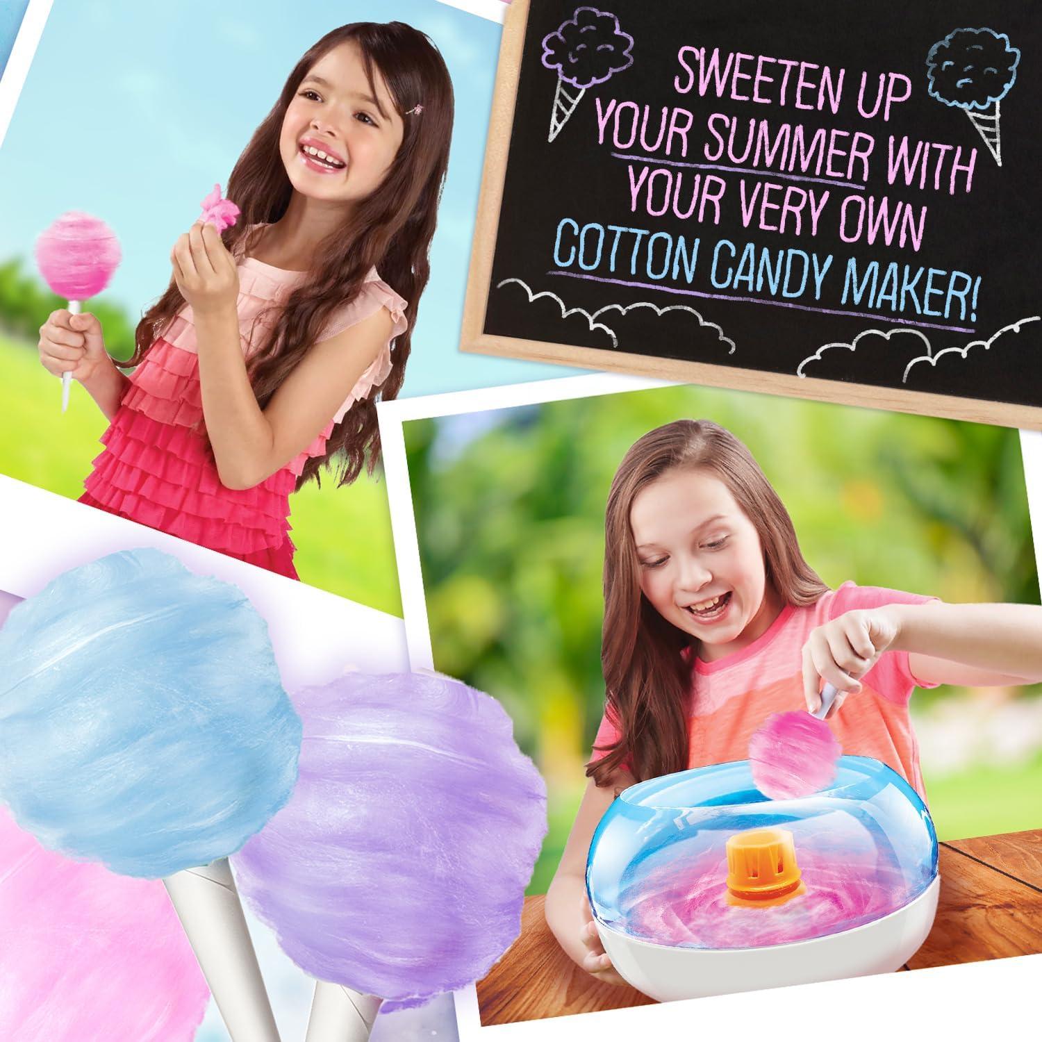 image:imageCraZArt Cotton Candy Maker DIY Homemade Real Cotton Candy Machine for Kids Comes with Paper Cones and Measuring Spoons