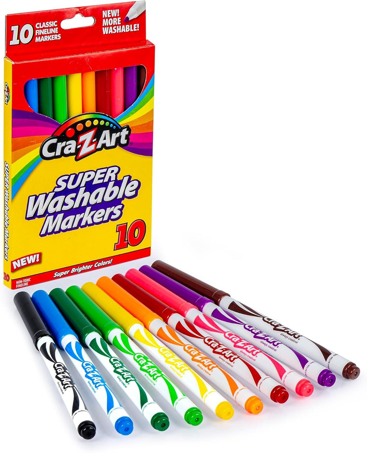 image:imageCraZArt Markers Crayons Colored Pencil Back To School Bundle for K2nd Grade80 Count Pack of 1