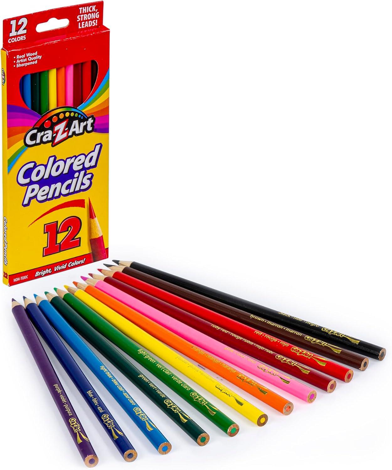 image:imageCraZArt Markers Crayons Colored Pencil Back To School Bundle for K2nd Grade80 Count Pack of 1