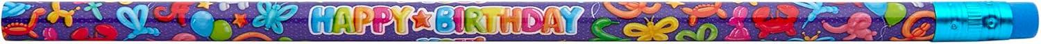 image:imageCraZArt Pencils Assorted Happy Birthday Designs Pack Of 30 Pencils