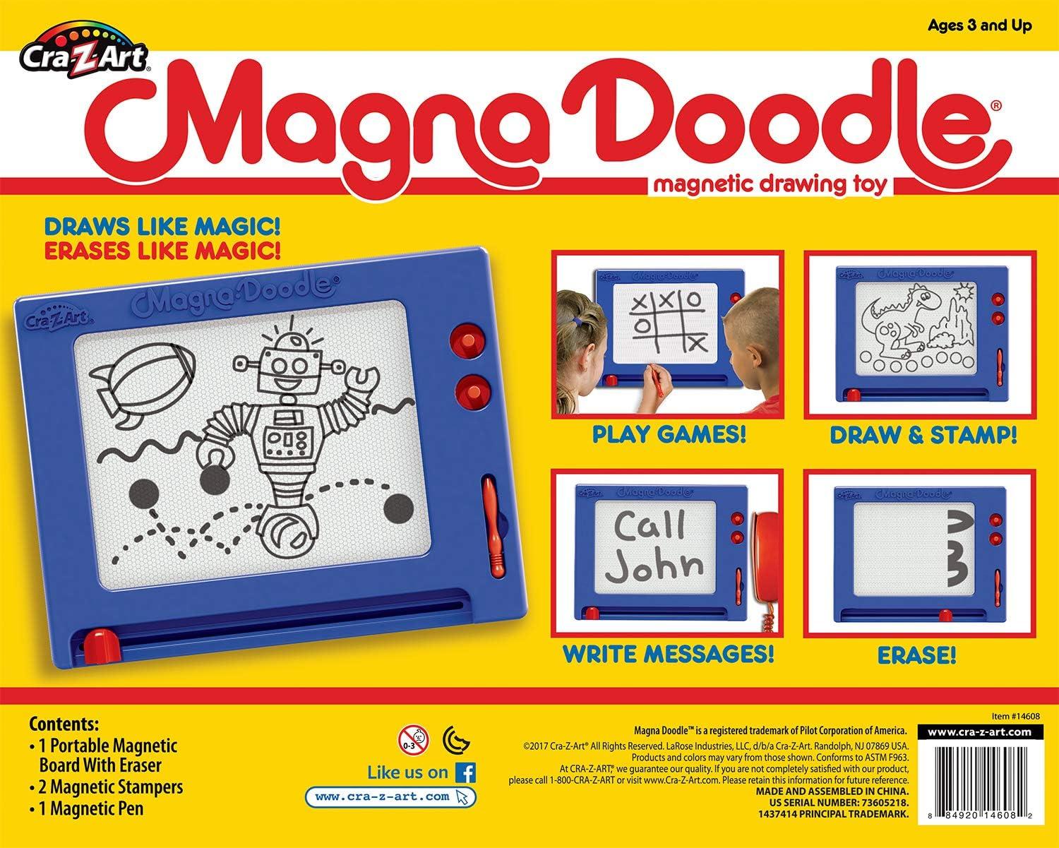 image:imageCraZArt Retro Magna Doodle 50 Years of Creative Fun Classic Magnetic Drawing Board Toy Ages 315W x 115H