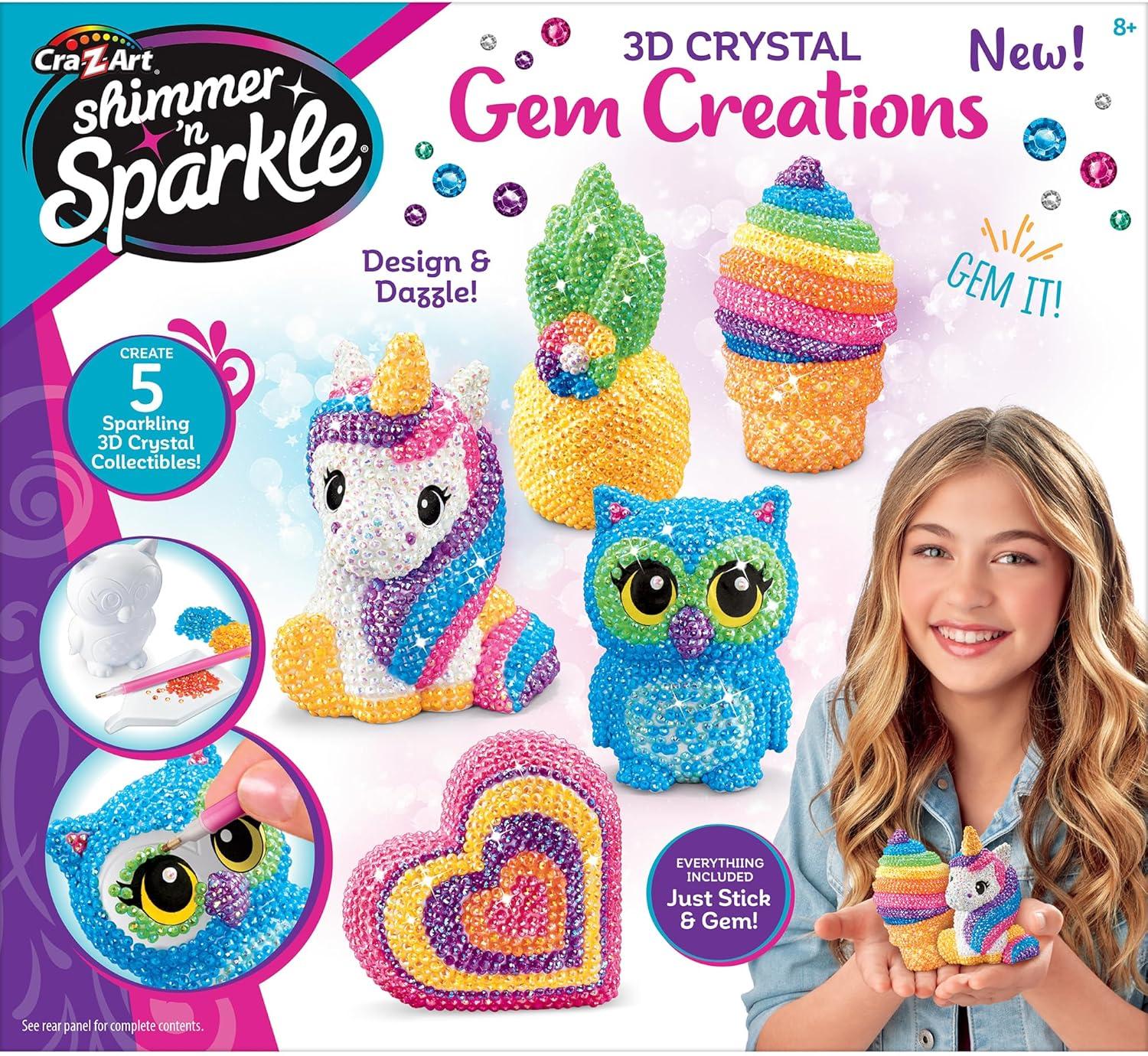 image:imageCraZArt Shimmer n Sparkle3D Crystal Gem Creations Crystal Figurine Collectible Arts and Crafts for Ages 8 and up