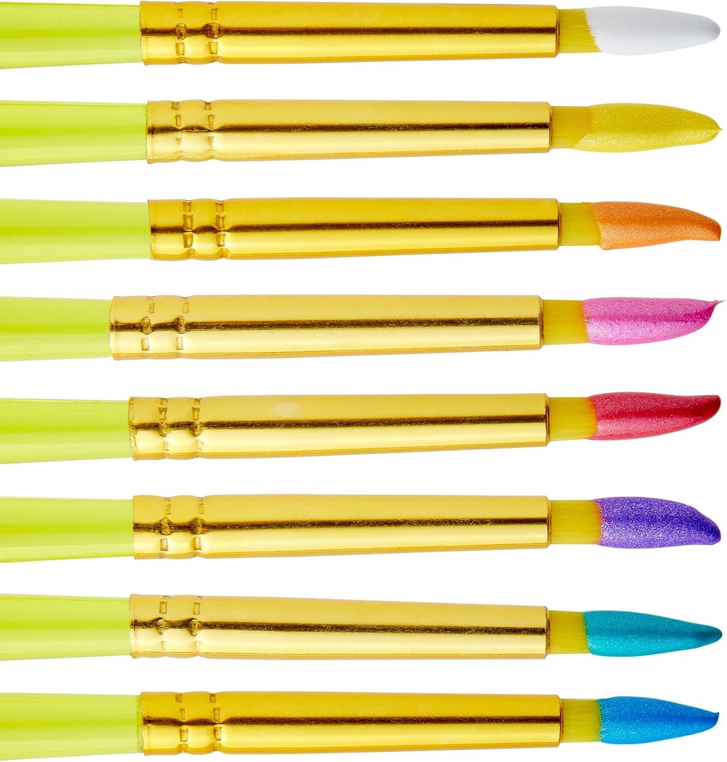 image:imageCraZArt Washable Kids Finger Paint Bulk Pack 8ct Assorted Colors 4oz each bottlePearlescent 4 ounce