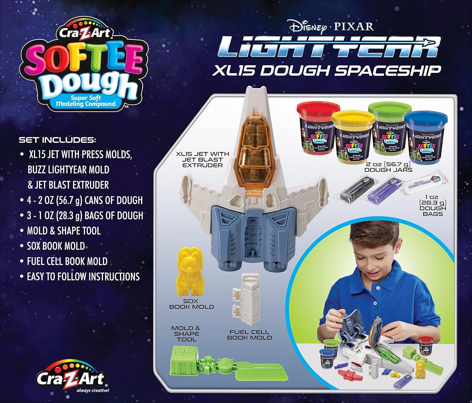 image:imageDisney Pixar Lightyear XL15 Spaceship Softee Dough Modeling Playset for Kids Ages 4 and Up