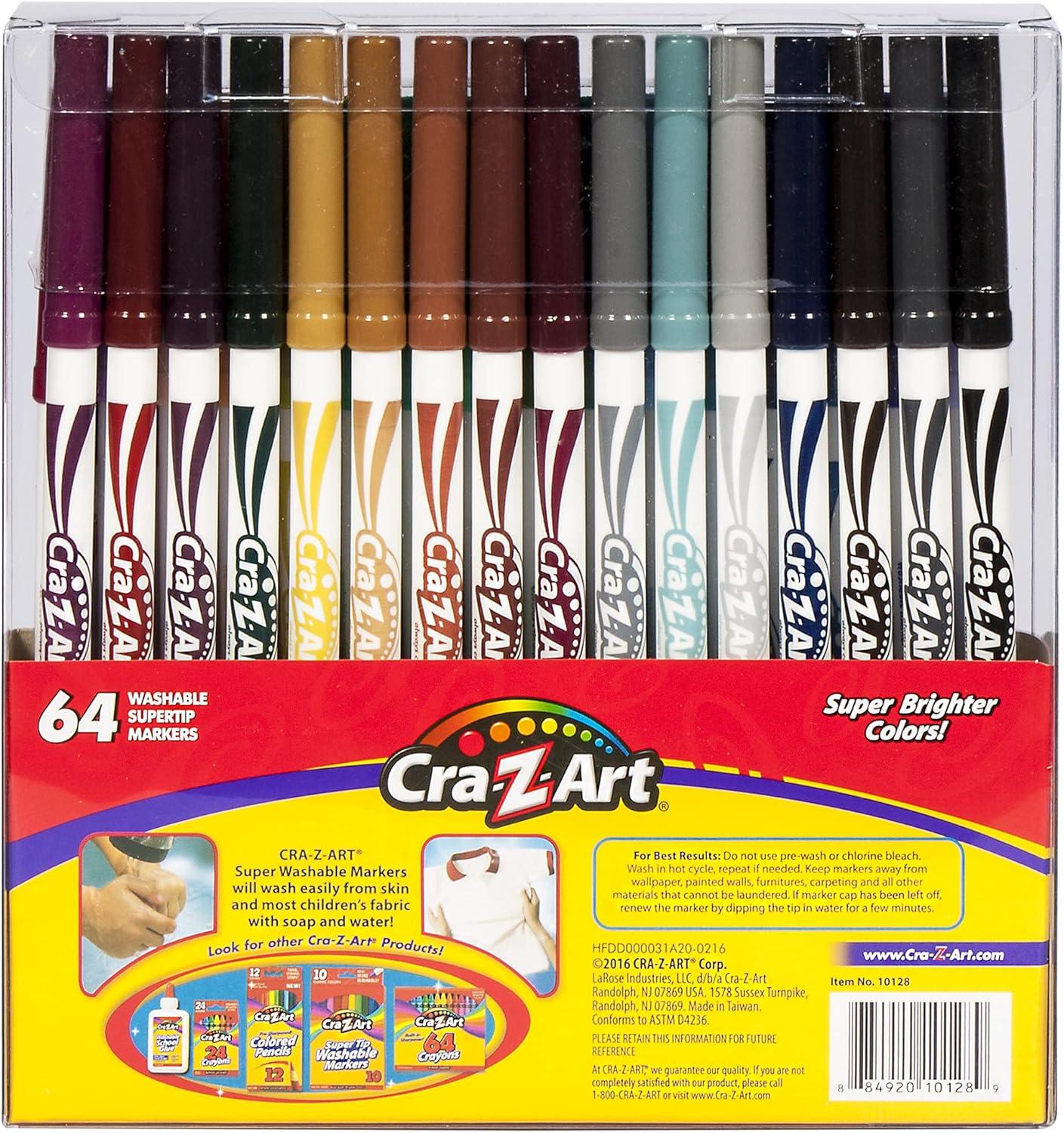 image:imageLarose Industries 10128 Crazy Art Super Tip Marker 64Pc