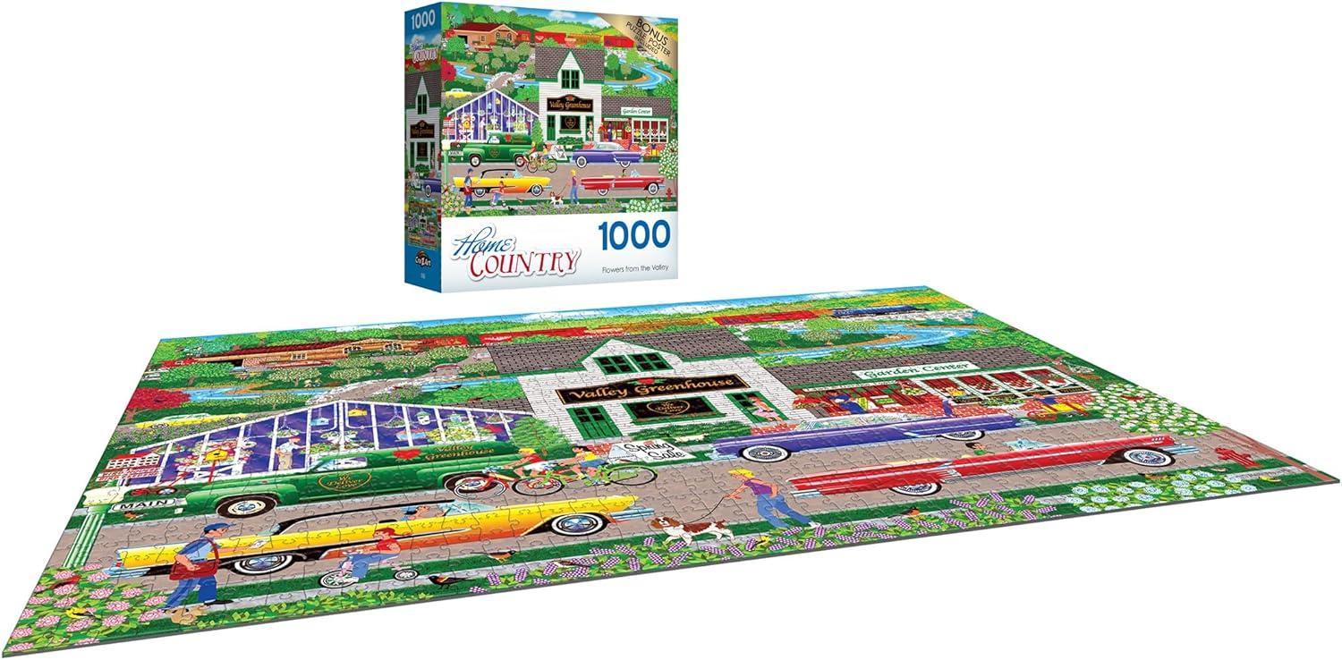 image:imageRoseArt Home Country Sweet n Sticky Honey Farm 1000 Piece Jigsaw Puzzle for AdultsFlowers From The Valley