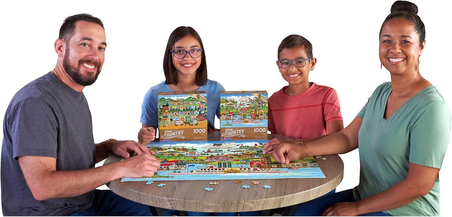 image:imageRoseArt Home Country Cape Ann 1000 Piece Jigsaw Puzzle for AdultsThe Americana