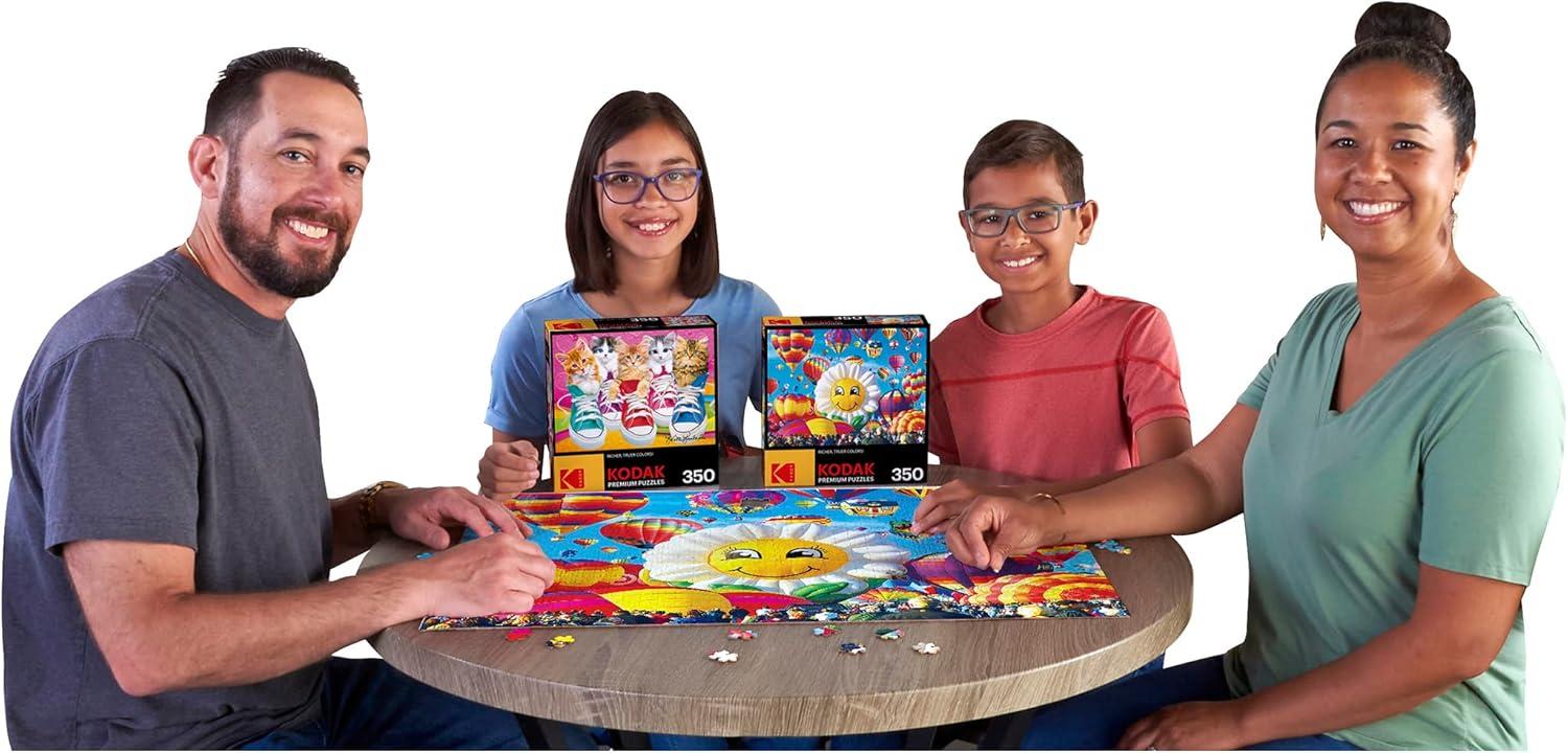 image:imageRoseArt Kodak Premium Candy Buffet II 350 Piece Kodak Premium Jigsaw PuzzleBlooming Hot Air Balloons