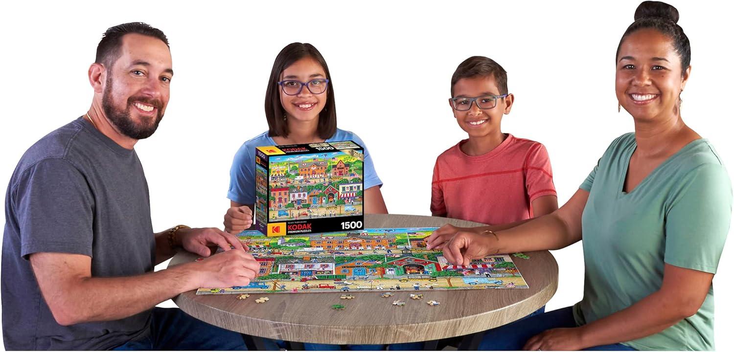 image:imageRoseArt Kodak Premium Chicago 1500 Piece Jigsaw Puzzle for AdultsHometown Heroes