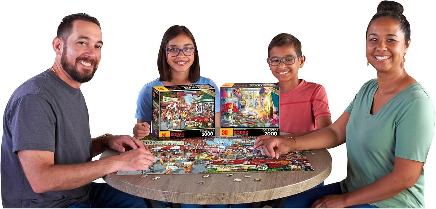 image:imageRoseArt Kodak Premium Collector Main Street Bakery 2000 Piece Jigsaw Puzzle for AdultsHometown Celebration