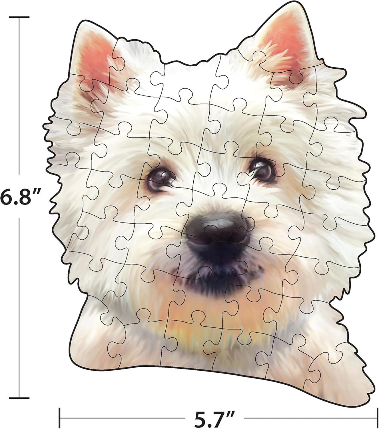 image:imageRoseArt MiniShaped Dog Selfies 500 Piece Jigsaw Puzzle for Adults